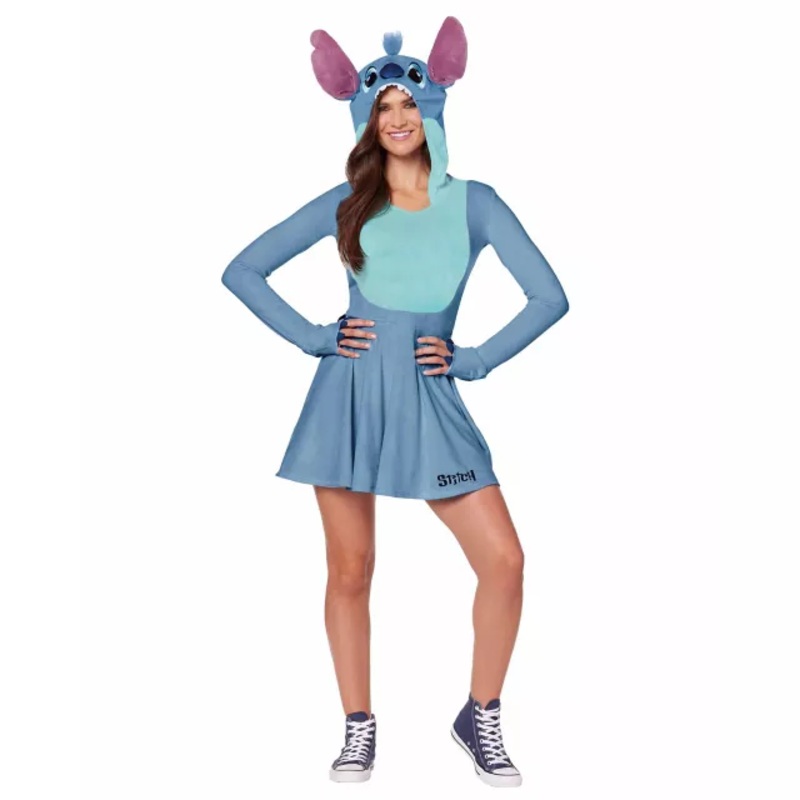 Adult Stitch Dress Costume - Lilo & Stitch BLUE ADULT EX SMALL