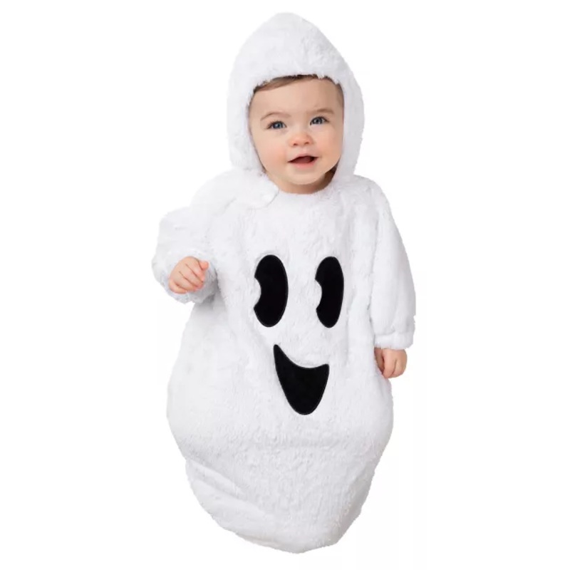 Baby Boo Ghost Bunting Costume WHITE INFANT BUNTING