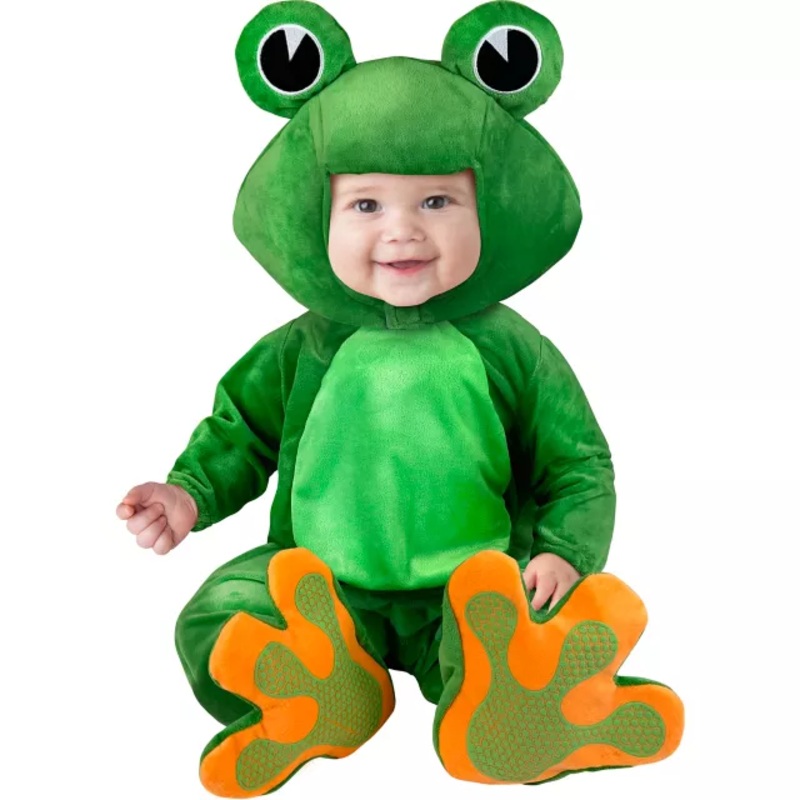 Baby Frog Costume GREEN 0 TO 6 MONTHS