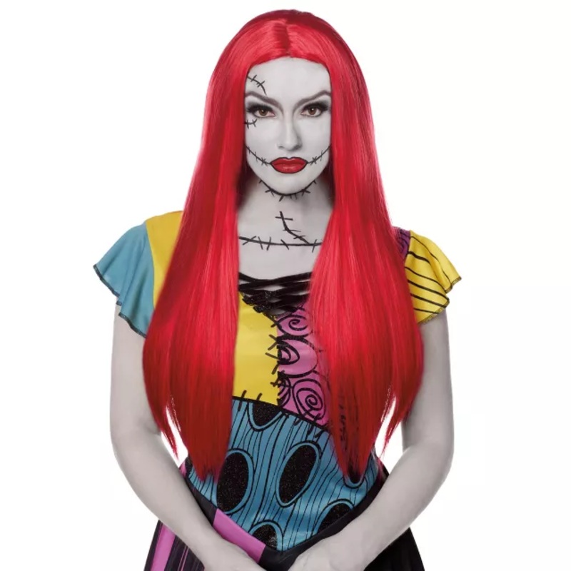 Sally Wig - The Nightmare Before Christmas RED ONE SIZE FITS MOST