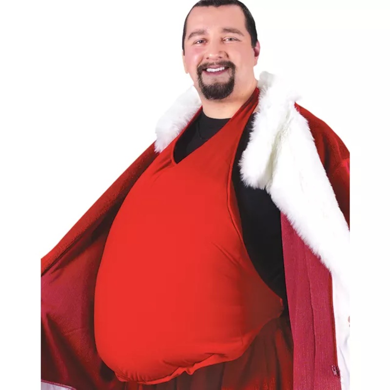 Santa Belly RED ONE SIZE FITS MOST