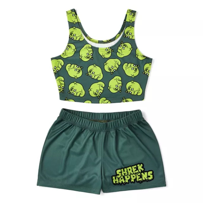 Shrek Sleep Set GREEN ADULT SMALL