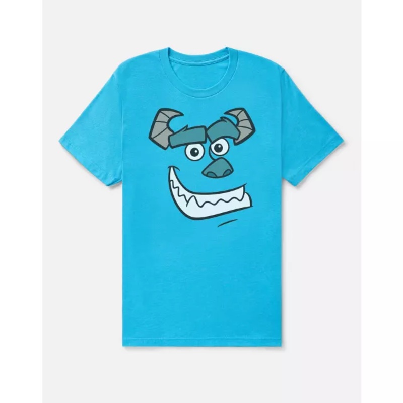Sulley T Shirt - Monsters Inc. BLUE ADULT SMALL