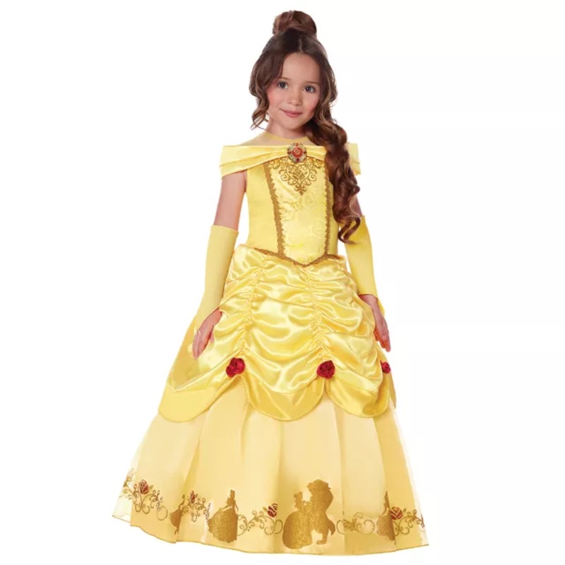 Toddler Long Belle Costume - Beauty and the Beast YELLOW CHILD SMALL