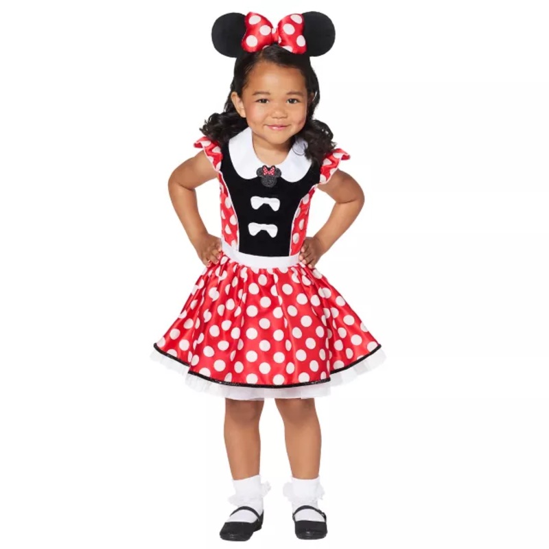Toddler Minnie Mouse Red Dress Costume - Mickey and Friends RED 2T