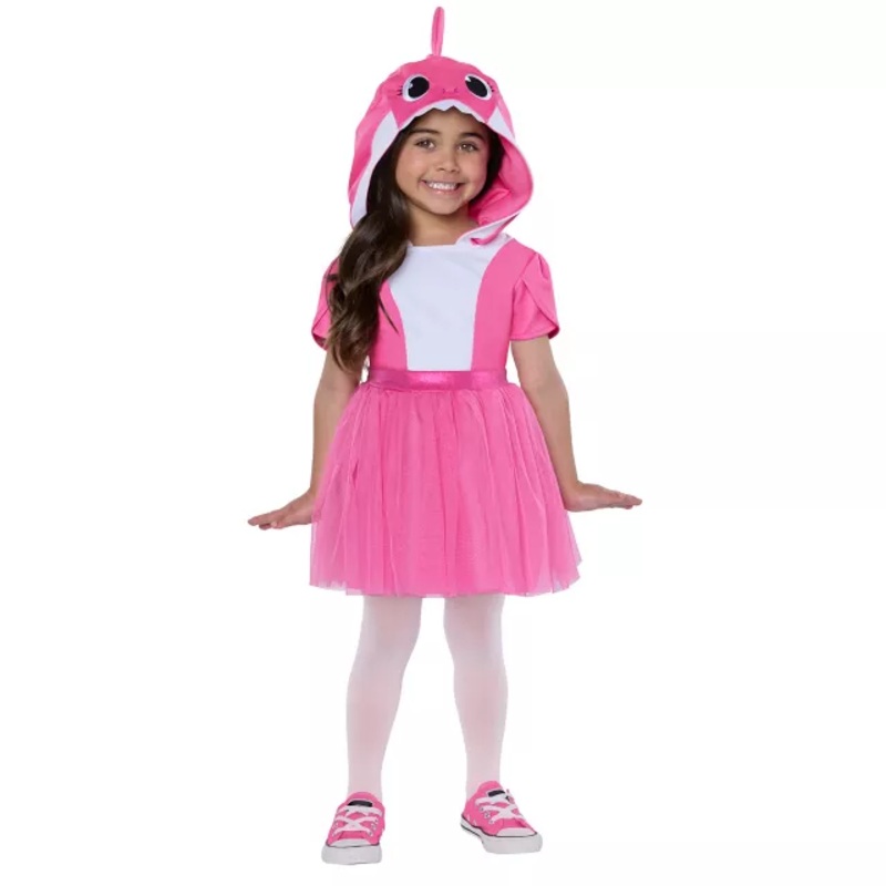 Toddler Pink Baby Shark Dress Costume PINK 2T