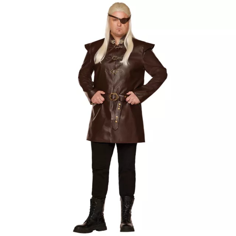 Adult Aemond Targaryen Costume - House of the Dragon BLACK ADULT MEDIUM