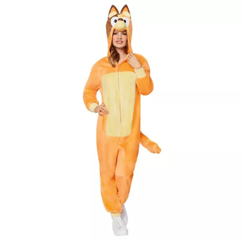 Adult Chilli Jumpsuit Costume - Bluey TAN EXTRA SMALL/SMA