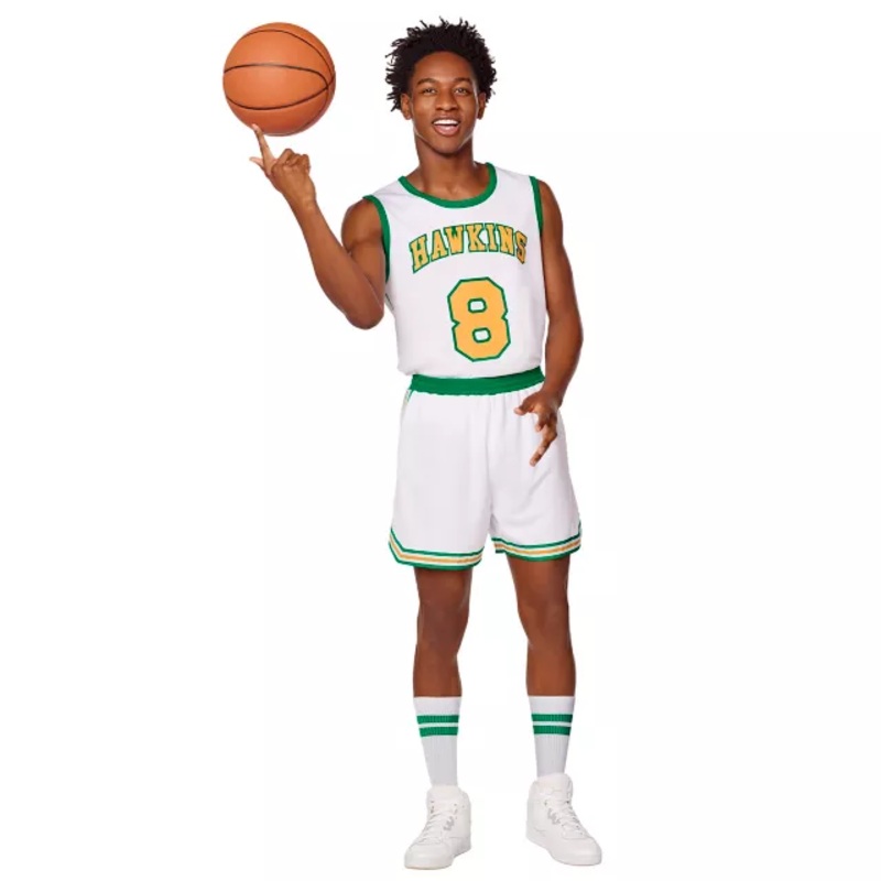 Adult Hawkins Uniform Costume - Stranger Things WHITE ADULT MEDIUM