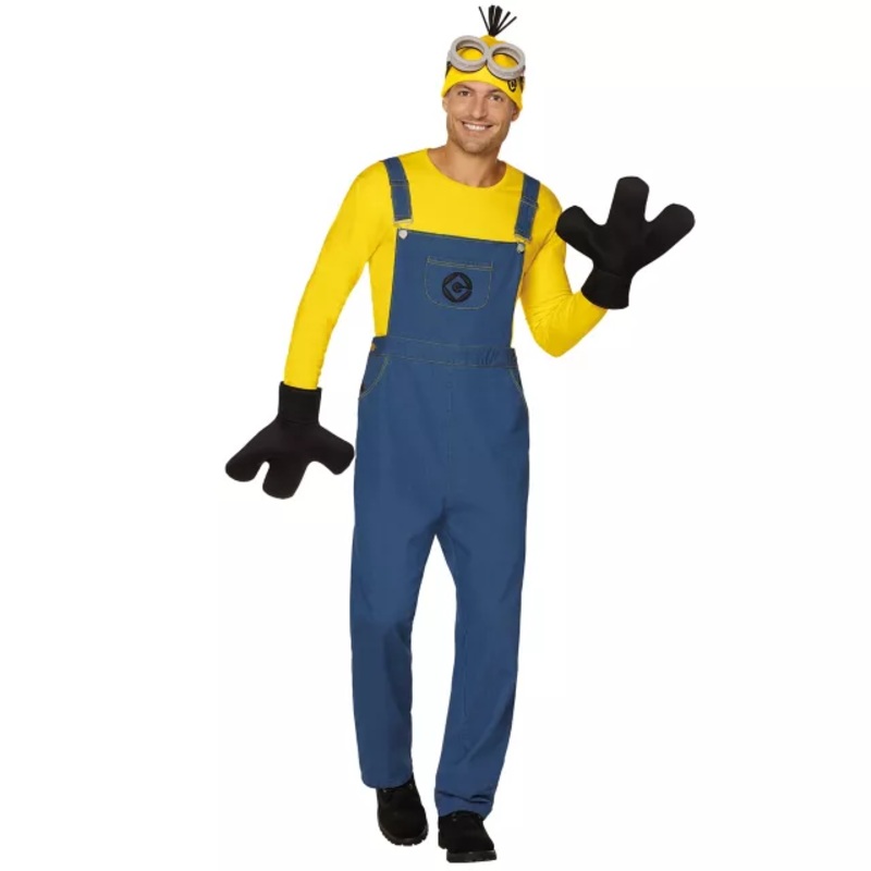 Adult Kevin Costume Deluxe - Minions YELLOW ADULT SMALL