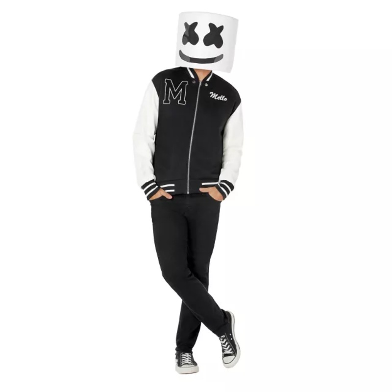 Adult Marshmello Jacket WHITE ADULT SMALL