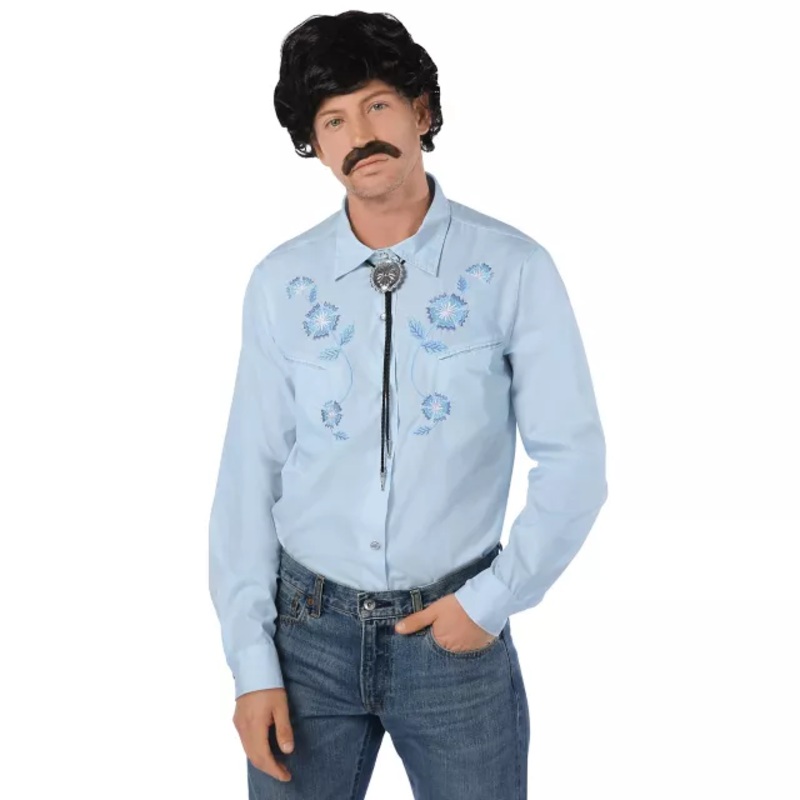 Adult Pedro Costume - Napoleon Dynamite BLUE ADULT SMALL