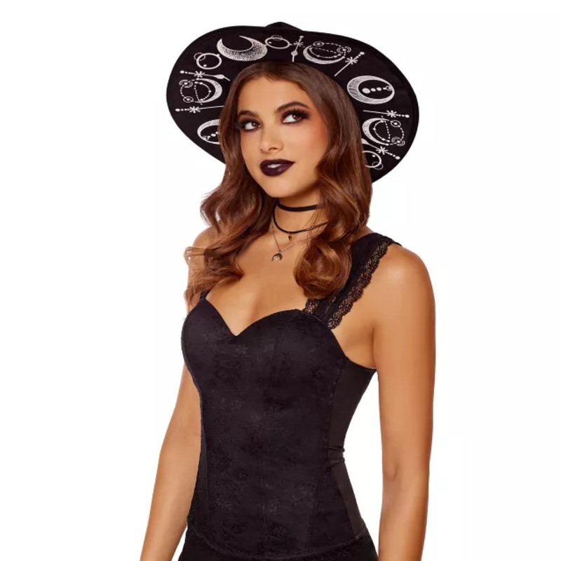 Celestial Witch Hat BLACK ONE SIZE FITS MOST