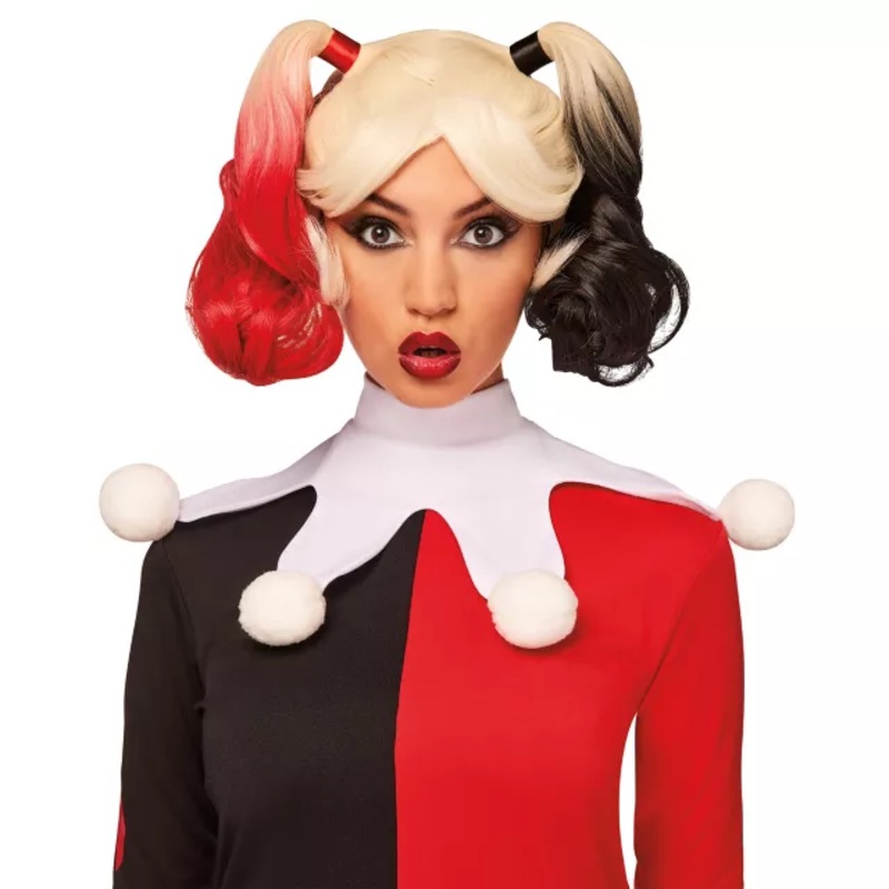 Harley Quinn Pigtails Wig - DC Villains  ONE SIZE FITS MOST