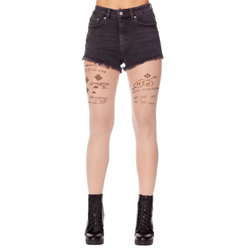 Harley Quinn Tights - The Suicide Squad NUDE SMALL/MEDIUM