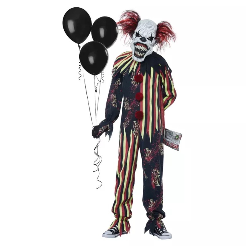 Kids Glow in the Dark Clown Costume GLOW IN THE DARK CHILD SMALL
