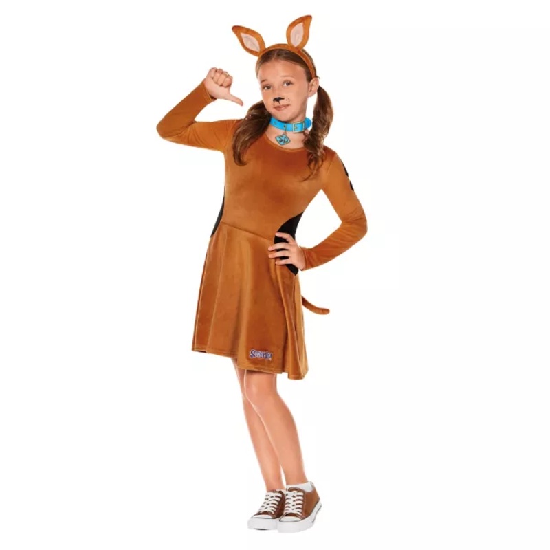 Kids Scooby-Doo Dress Costume BROWN CHILD SMALL