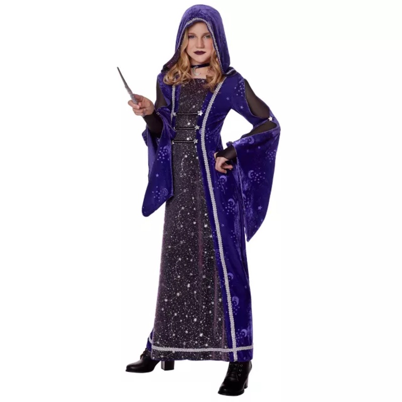 Kids Star Sorceress Costume PURPLE CHILD SMALL