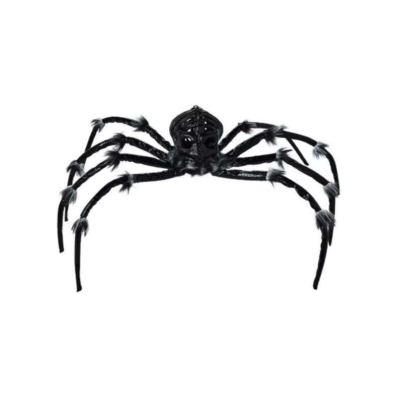 Light-Up Black Skull Spider BLACK 42 INCH