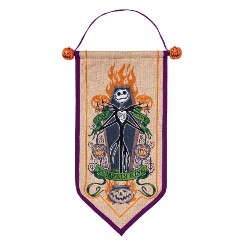 Long Live the Pumpkin King Banner - The Nightmare Before Christmas MULTI-COLOR