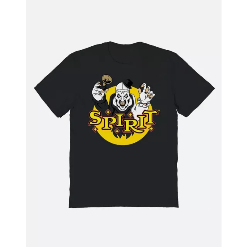 Terrifier x Spirit Halloween T Shirt BLACK ADULT SMALL