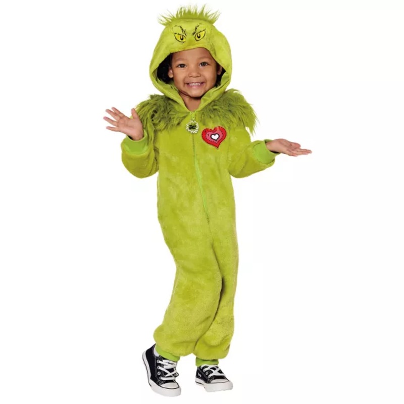 Toddler Grinch Costume - Dr. Seuss GREEN 2T