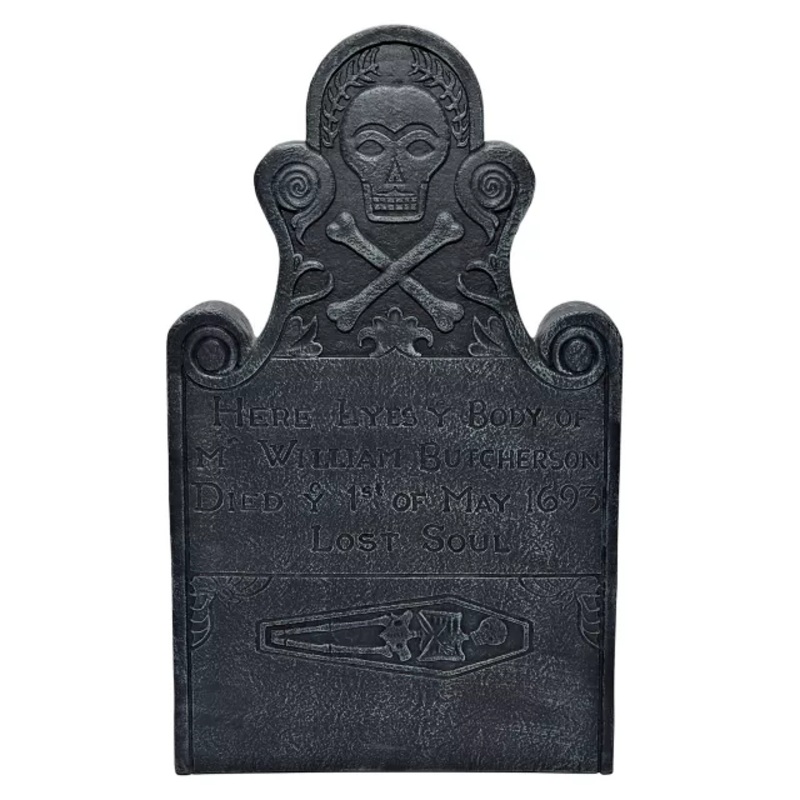 30 Inch Billy Butcherson Tombstone - Hocus Pocus