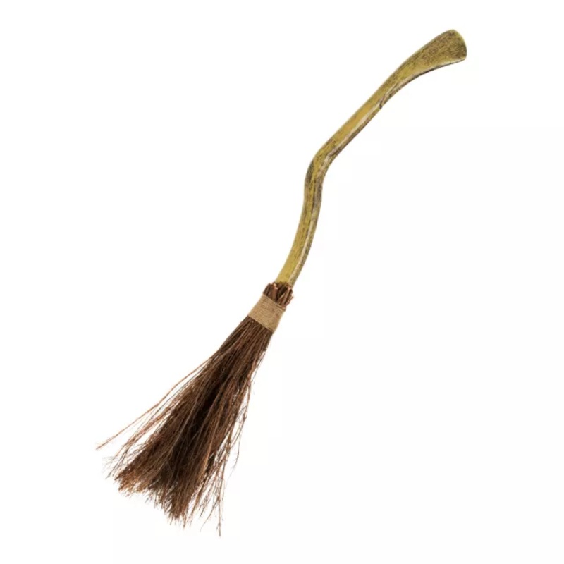 39 Inch Curved Witch Broom  No Size