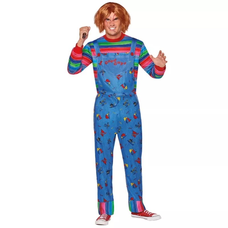 Adult Chucky Plus Size Costume - Seed of Chucky MULTI-COLOR 2X