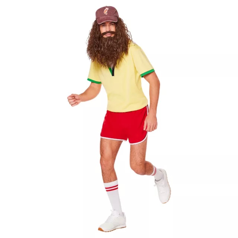 Adult Forrest Gump Running Costume MULTI-COLOR ADULT SMALL