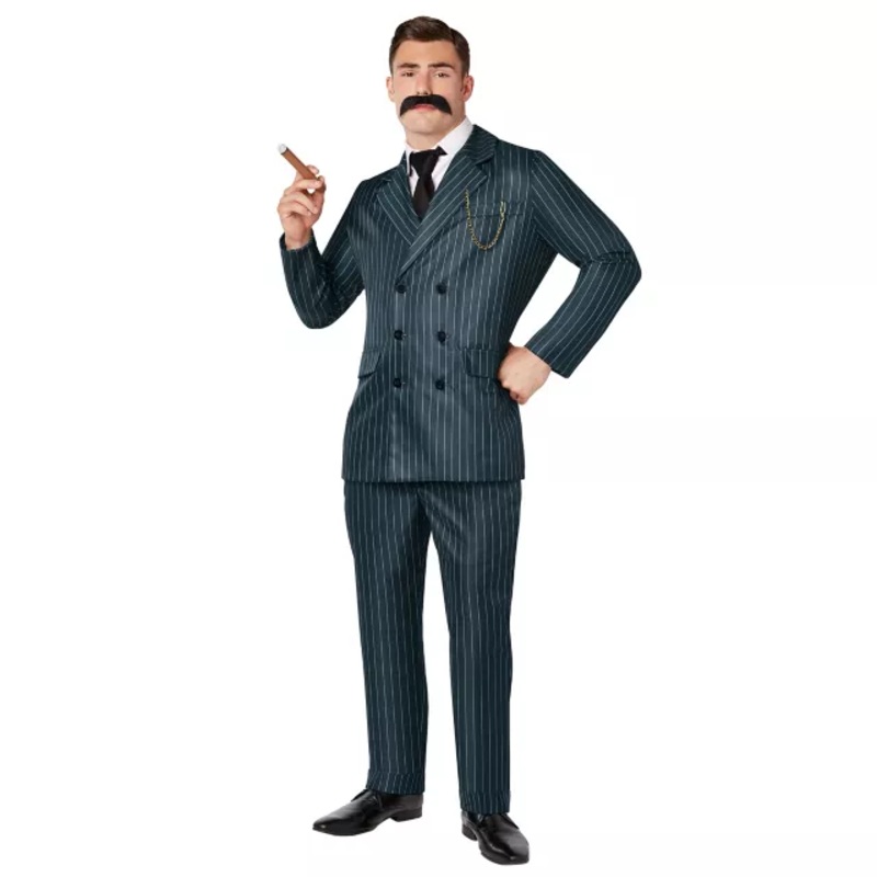 Adult Gomez Addams Costume - The Addams Family MULTI-COLOR ADULT SMALL