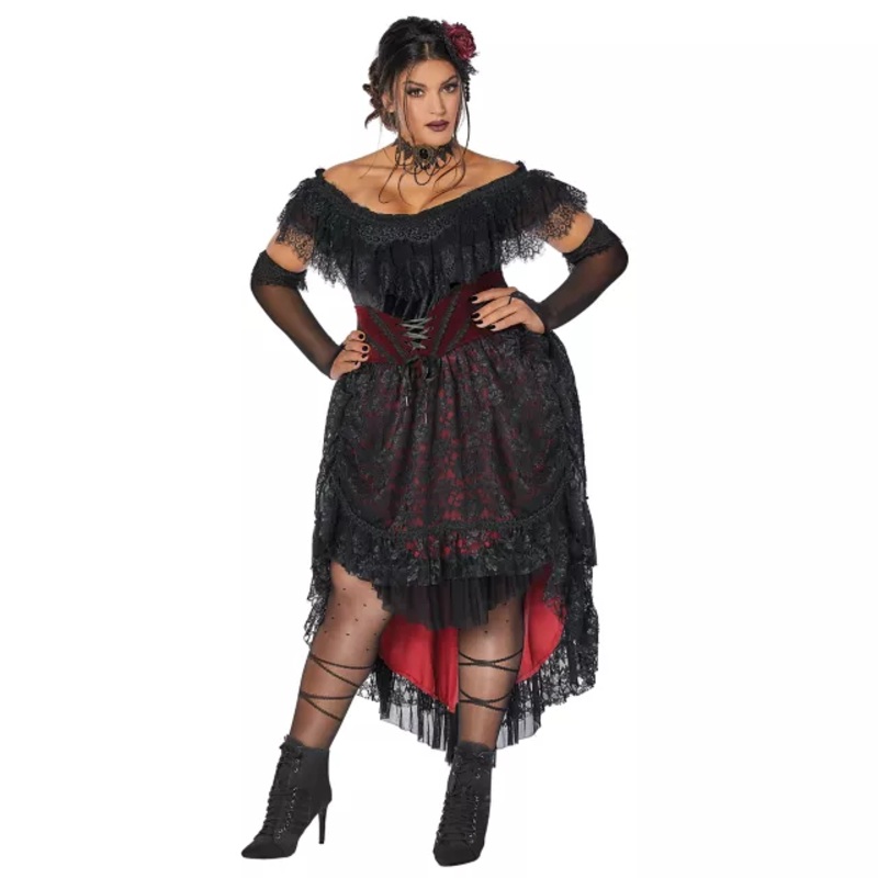 Adult Victorian Vampiress Costume - The Signature Collection BLACK ADULT SMALL