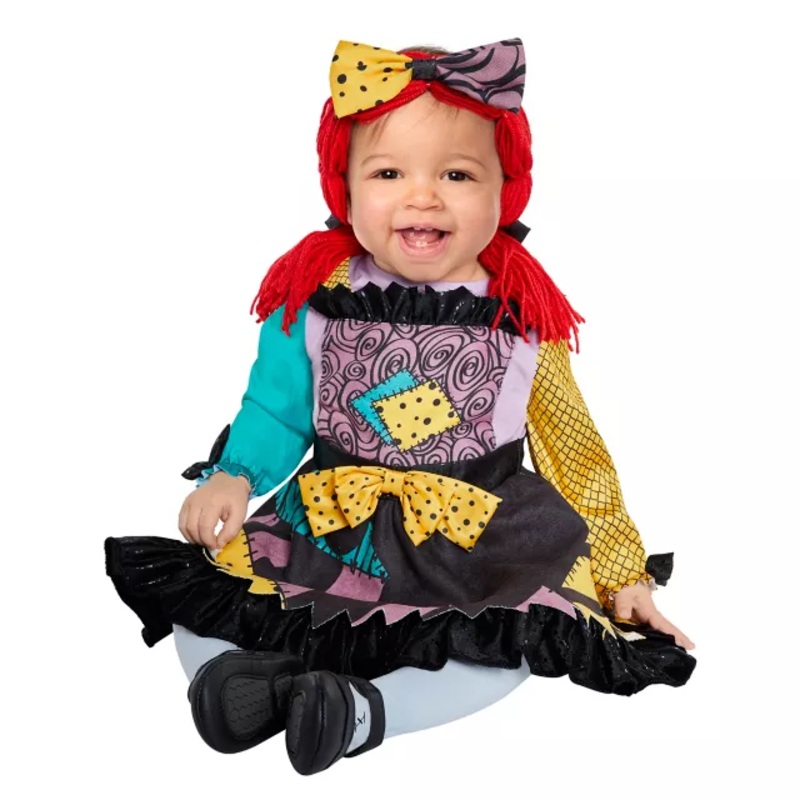 Baby Sally Costume - The Nightmare Before Christmas MULTI-COLOR 0 TO 6 MONTHS