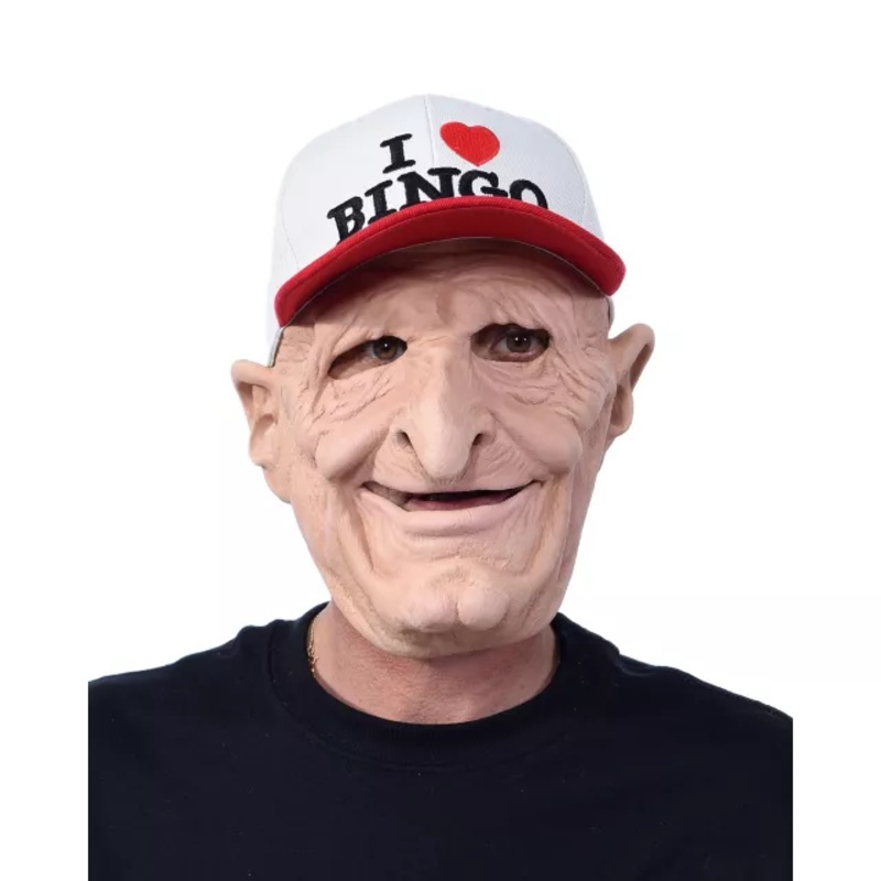 Bingo Old Man Full Mask NUDE ONE SIZE FITS MOST