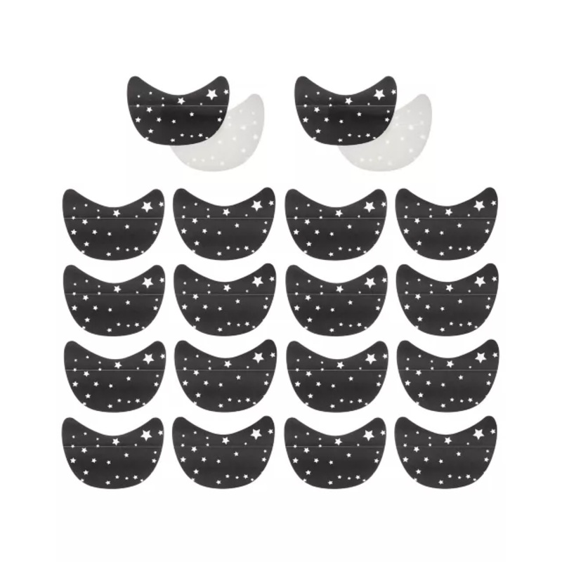 Black Star Eyeshadow Shields - 20 Pack BLACK