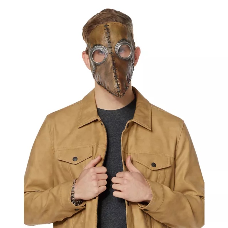 Brown Plague Doctor Half Mask  ONE SIZE FITS MOST