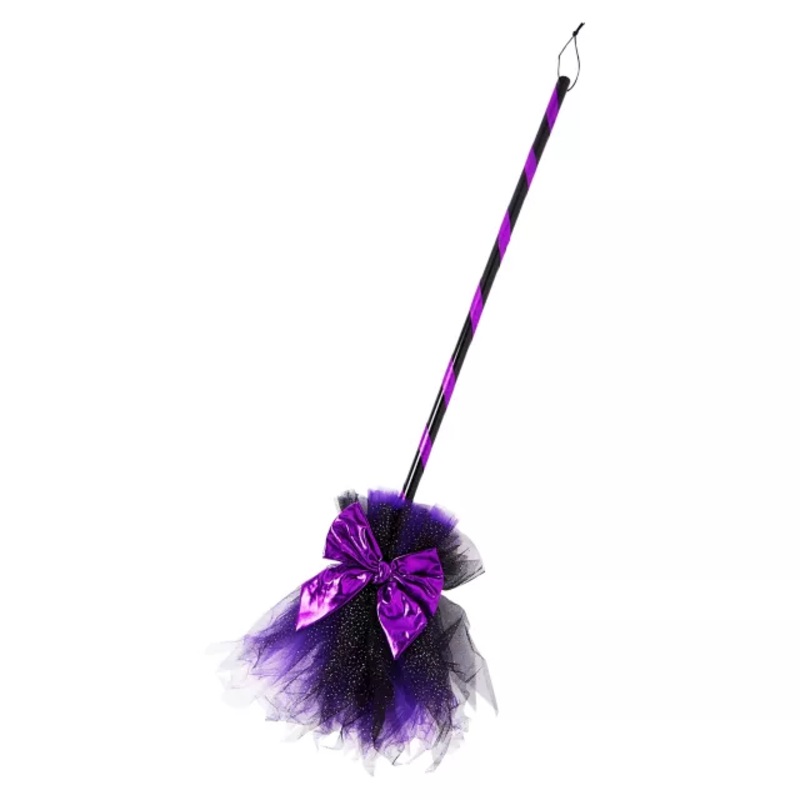 Deluxe Witch Broom  No Size