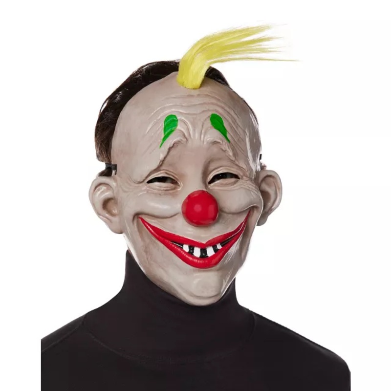 Dopey the Clown Half Mask  ONE SIZE FITS MOST