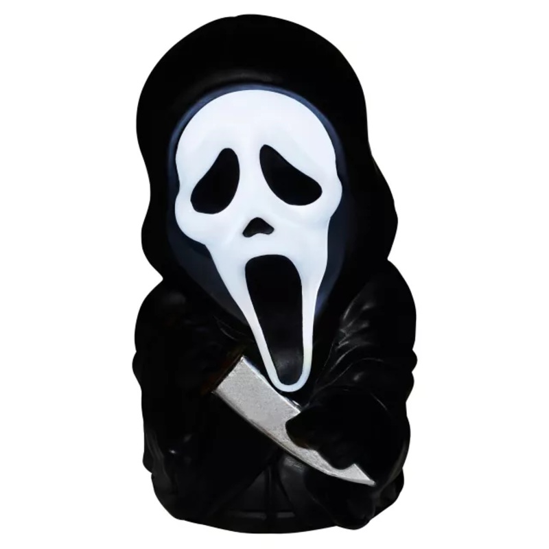 Ghost Face Light-Up Horror Statue MULTI-COLOR