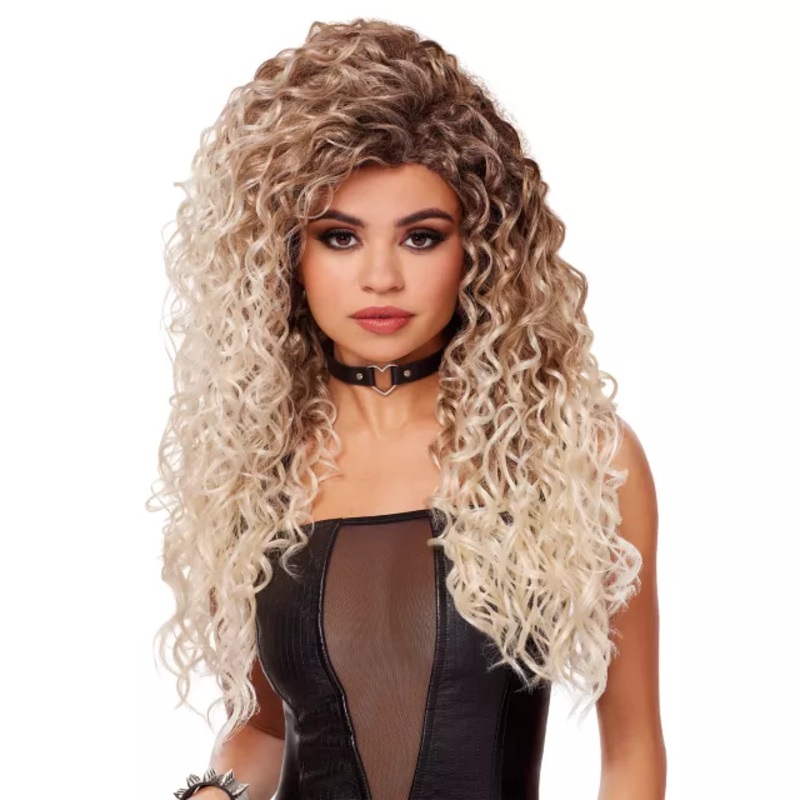 Gorgeous Curls Wig BLONDE/BROWN ONE SIZE FITS MOST