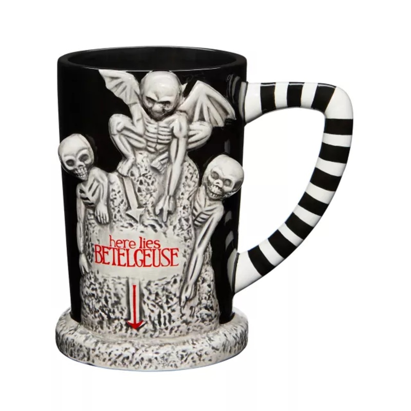 Here Lies Betelgeuse Molded Tombstone Coffee Mug 20 oz. - Beetlejuice MULTI-COLOR ONE SIZE FITS MOST