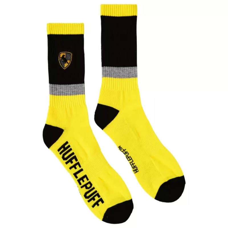 Hufflepuff Crew Socks - Harry Potter YELLOW ONE SIZE FITS MOST