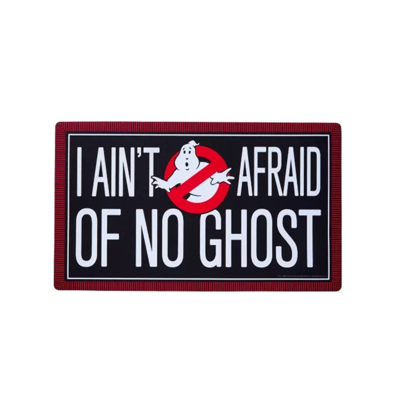 I Ain't Afraid of No Ghost Doormat - Ghostbusters BLACK / MULTI
