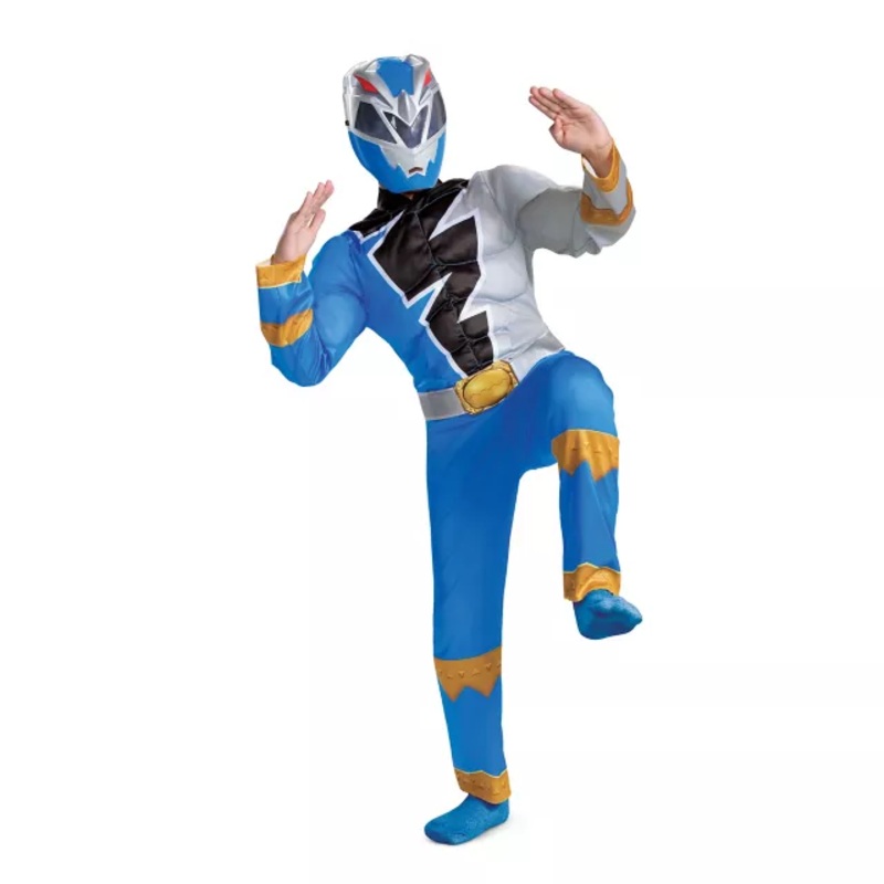 Kids Blue Ranger Costume - Dino Fury BLUE CHILD SMALL