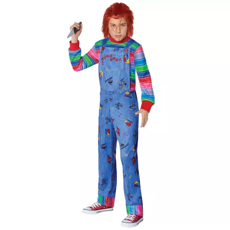 Kids Chucky Costume RED / BLUE CHILD XS/SM