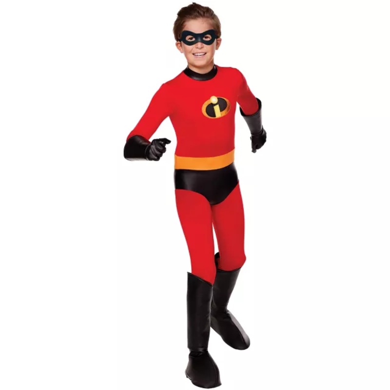 Kids Dash Costume - The Incredibles BLACK AND RED CHILD SMALL