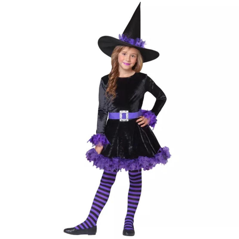 Kids Purple Shredded Witch Costume  PURPLE CHILD SMALL