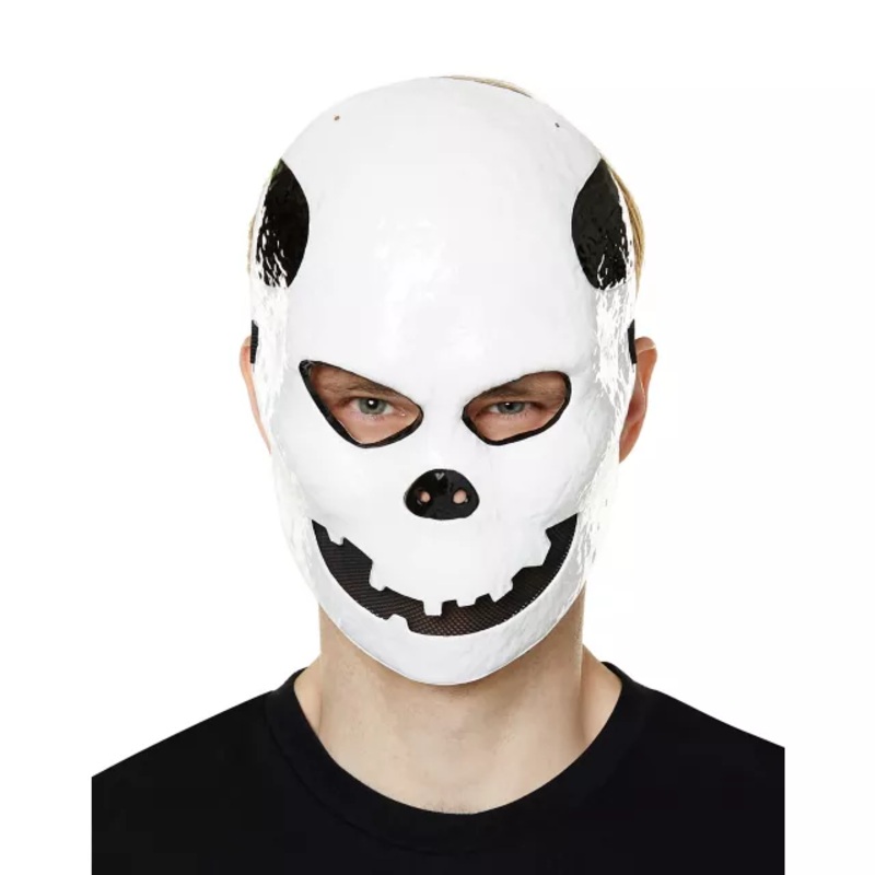 Skeleton Half Mask - Trick 'r Treat WHITE ONE SIZE FITS MOST