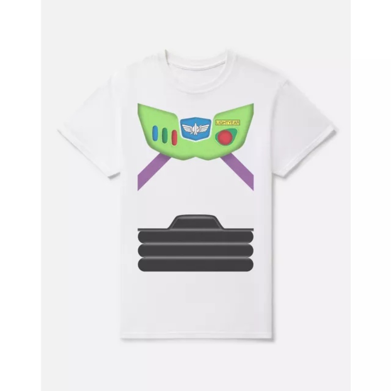 Toy Story Buzz Lightyear T Shirt WHITE ADULT SMALL