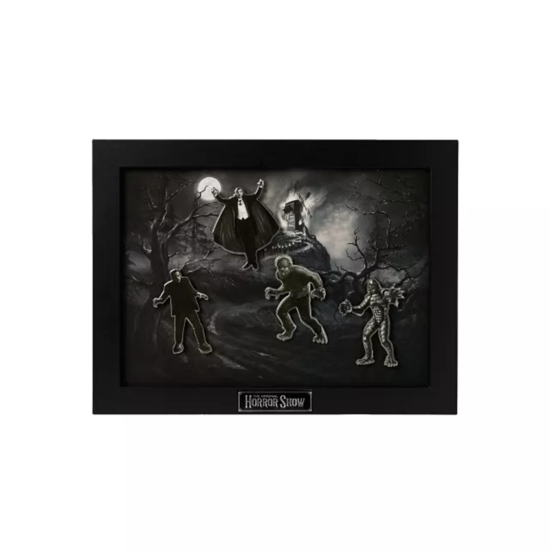 Universal Monsters Removable Magnets Sign MULTI-COLOR 16 INCH